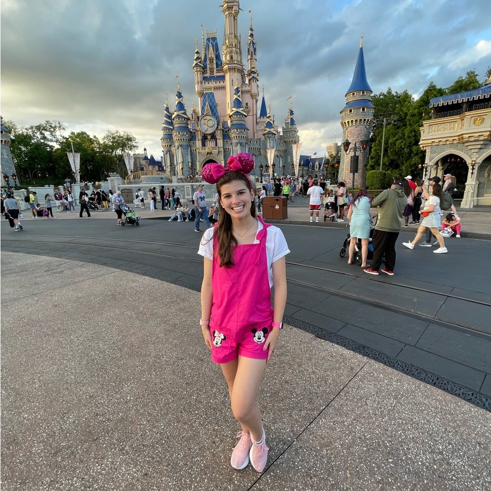 Pink Mickey and Minnie Romper